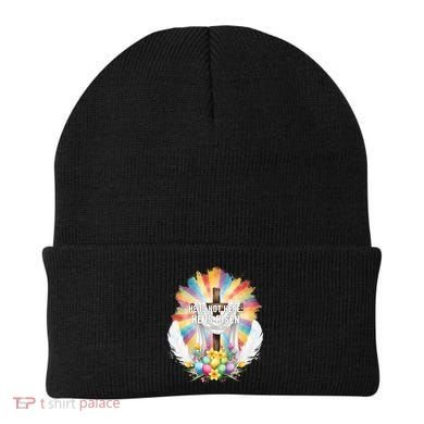 Celebrate Easter He Is Not Here He Is Risen Matthew 28:6 Beanie