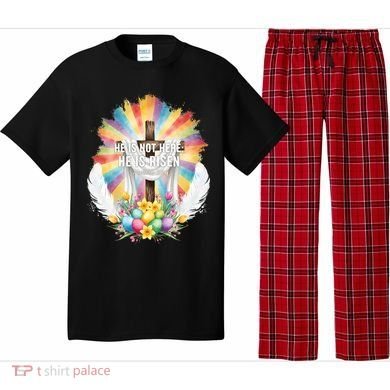 Celebrate Easter He Is Not Here He Is Risen Matthew 28:6 Pajama Set