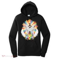 Celebrate Easter He Is Not Here He Is Risen Matthew 28:6 Women's Hoodie thumb 0