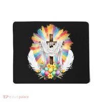 Celebrate Easter He Is Not Here He Is Risen Matthew 28:6 Mousepad thumb 0