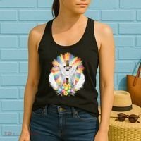Celebrate Easter He Is Not Here He Is Risen Matthew 28:6 Women's Tank Top thumb 2