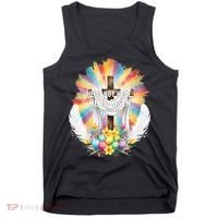 Celebrate Easter He Is Not Here He Is Risen Matthew 28:6 Tank Top thumb 0