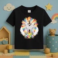 Celebrate Easter He Is Not Here He Is Risen Matthew 28:6 Toddler T-Shirt thumb 3