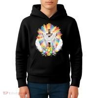 Celebrate Easter He Is Not Here He Is Risen Matthew 28:6 Kids Hoodie thumb 4