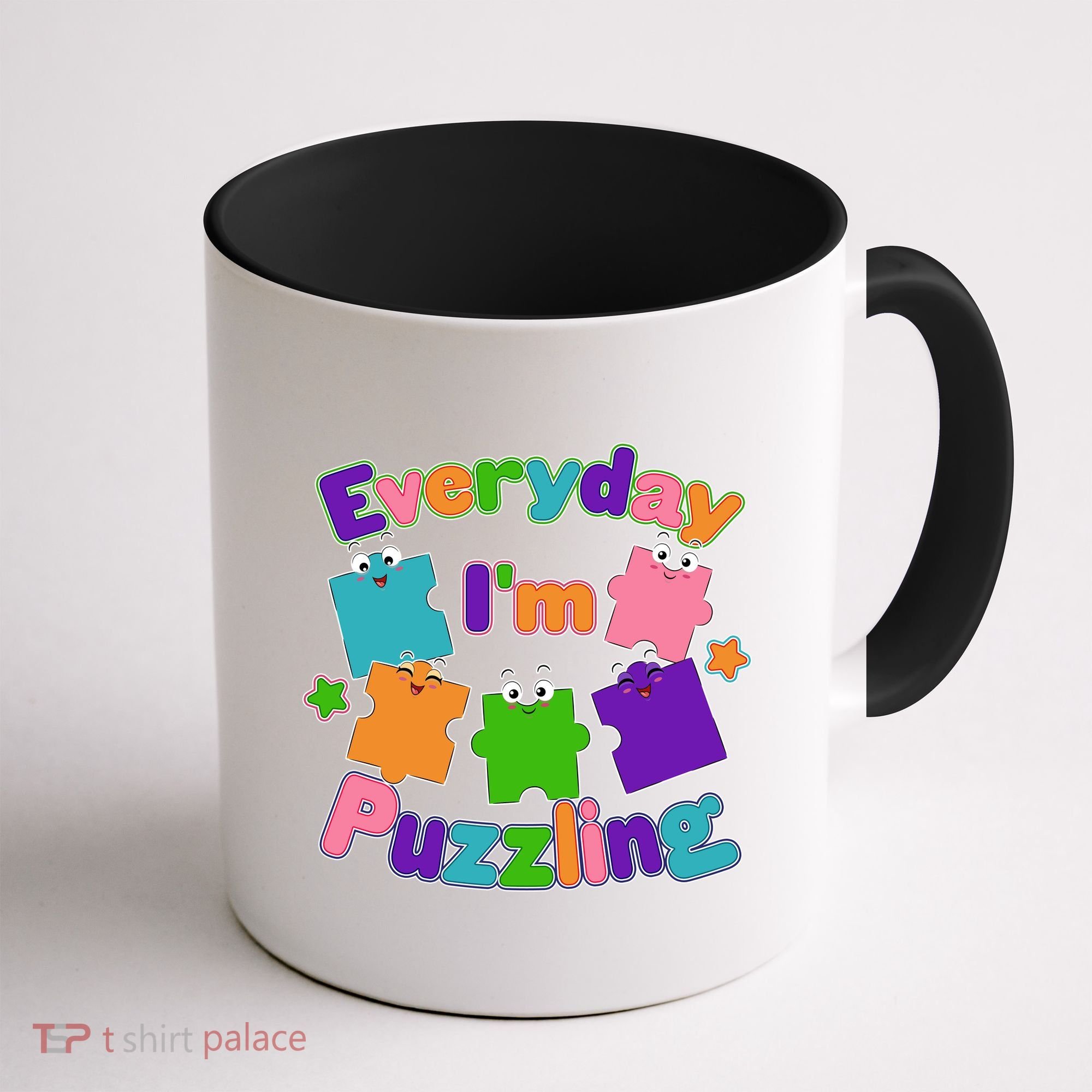 Cute Everyday I'm Puzzling Autism Awareness Coffee Mug