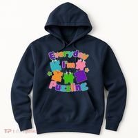 Cute Everyday I'm Puzzling Autism Awareness Hoodie thumb 0