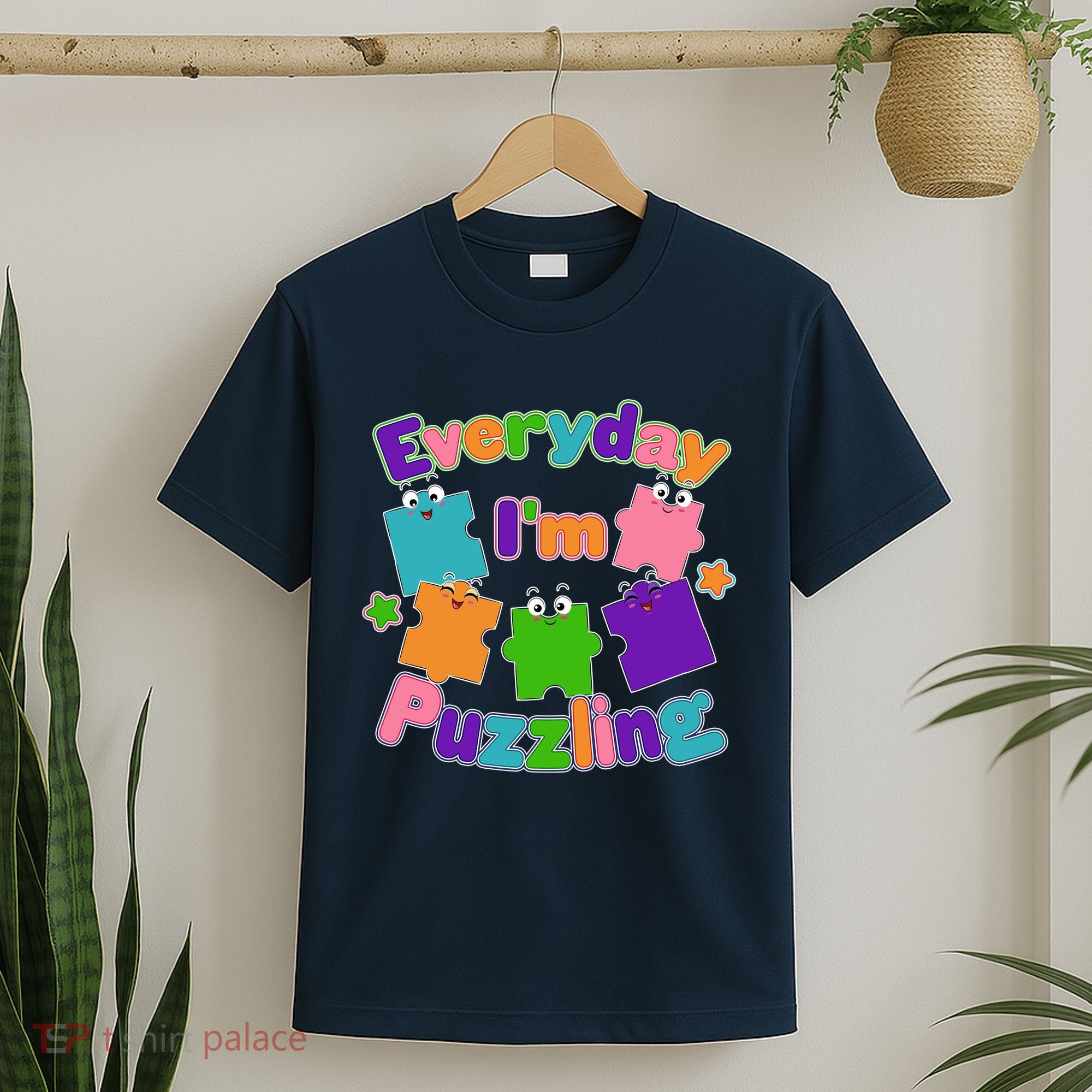 Cute Everyday I'm Puzzling Autism Awareness T-Shirt