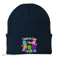Cute Everyday I'm Puzzling Autism Awareness Beanie thumb 0