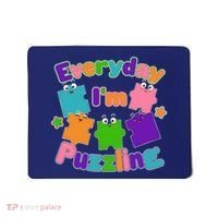 Cute Everyday I'm Puzzling Autism Awareness Mousepad thumb 0