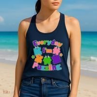 Cute Everyday I'm Puzzling Autism Awareness Women's Tank Top thumb 2