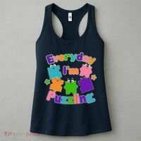 Cute Everyday I'm Puzzling Autism Awareness Women's Tank Top thumb 3
