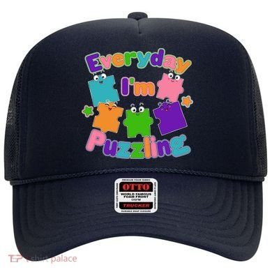Cute Everyday I'm Puzzling Autism Awareness Hat