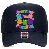 Cute Everyday I'm Puzzling Autism Awareness Hat thumb 0
