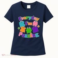 Cute Everyday I'm Puzzling Autism Awareness Women's T-Shirt thumb 0
