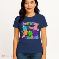 Cute Everyday I'm Puzzling Autism Awareness Women's T-Shirt thumb 4