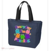 Cute Everyday I'm Puzzling Autism Awareness Tote Bag thumb 3