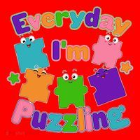 Cute Everyday I'm Puzzling Autism Awareness Santa Hat thumb 1