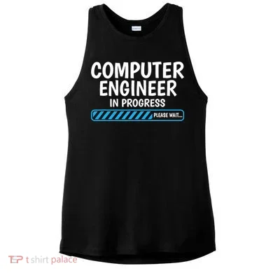 Computer Engineer In Progress Future Computer Engineer Ladies PosiCharge Tri-Blend Wicking Tank