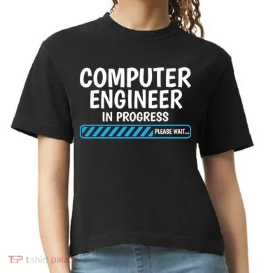 Computer Engineer In Progress Future Computer Engineer Comfort Colors Boxy T-Shirt