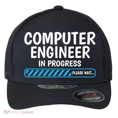 Computer Engineer In Progress Future Computer Engineer Flexfit Unipanel Trucker Cap