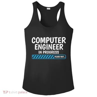 Computer Engineer In Progress Future Computer Engineer Ladies PosiCharge Competitor Racerback Tank