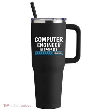 Computer Engineer In Progress Future Computer Engineer 40oz Vacuum Insulated Stainless Steel Travel Tumbler