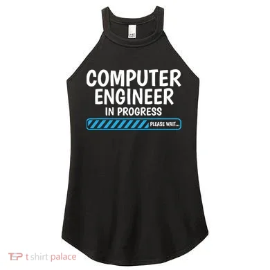 Computer Engineer In Progress Future Computer Engineer Women's Perfect Tri Rocker Tank
