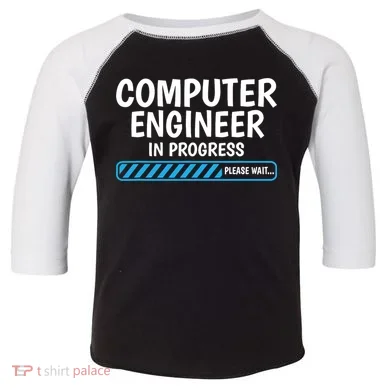 Computer Engineer In Progress Future Computer Engineer Toddler Fine Jersey T-Shirt