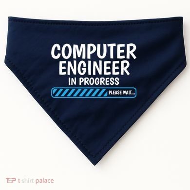 Computer Engineer In Progress Future Computer Engineer USA-Made Doggie Bandana