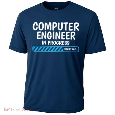 Computer Engineer In Progress Future Computer Engineer Cooling Performance Crew T-Shirt