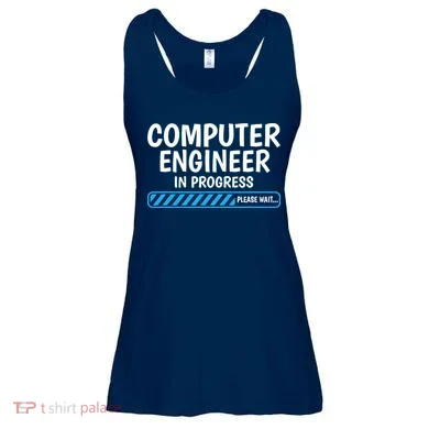 Computer Engineer In Progress Future Computer Engineer Ladies Essential Flowy Tank