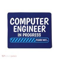 Computer Engineer In Progress Future Computer Engineer Mousepad thumb 0
