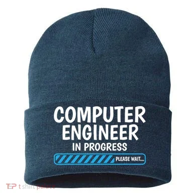 Computer Engineer In Progress Future Computer Engineer Sustainable Knit Beanie
