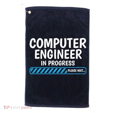 Computer Engineer In Progress Future Computer Engineer Golf Towel