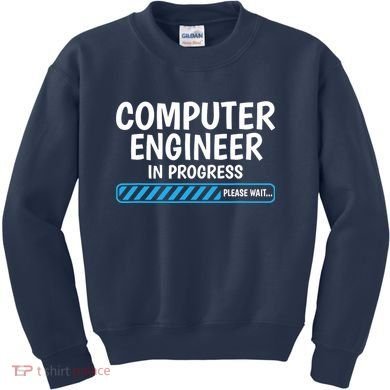 Computer Engineer In Progress Future Computer Engineer Kids Sweatshirt