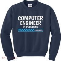 Computer Engineer In Progress Future Computer Engineer Kids Sweatshirt thumb 0