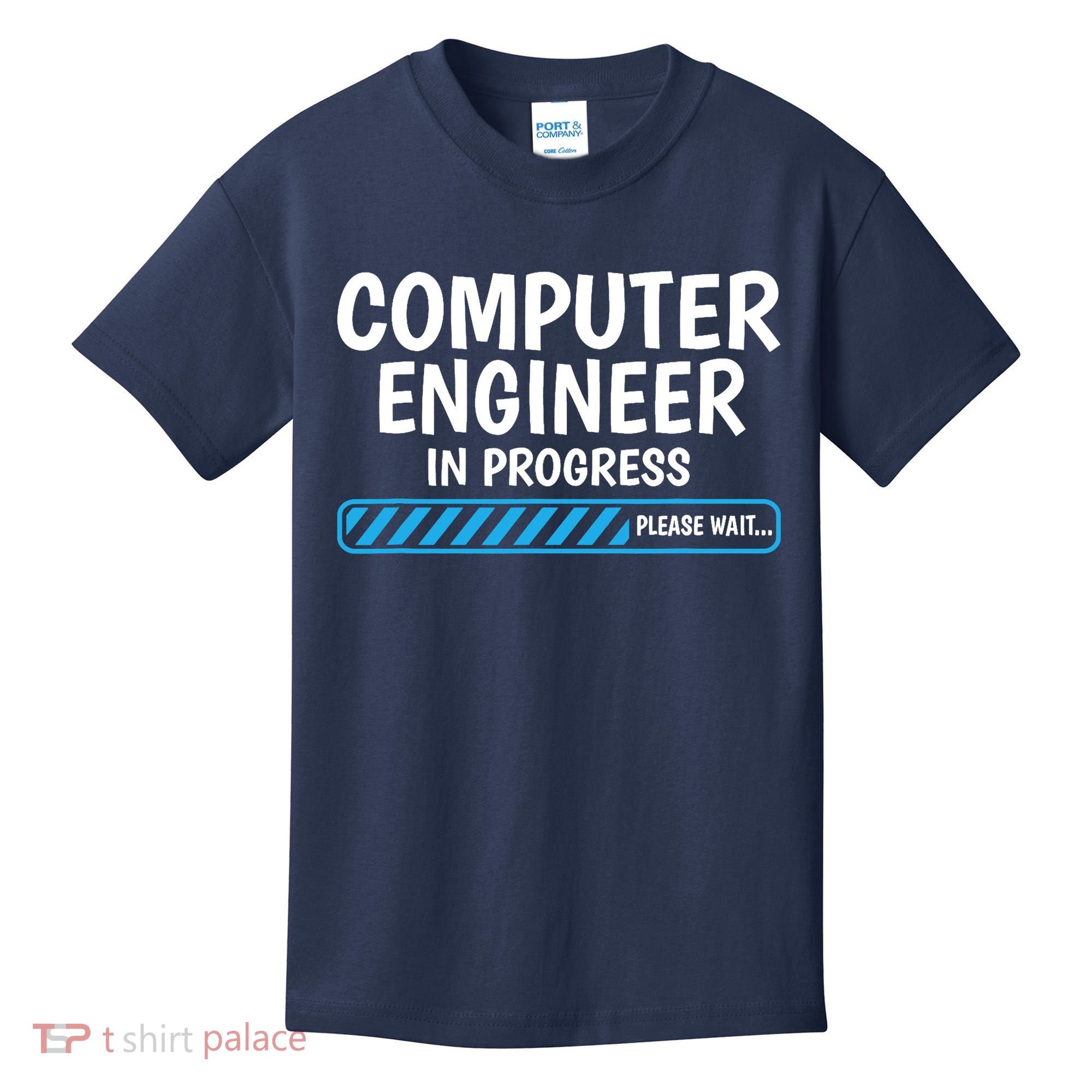 Computer Engineer In Progress Future Computer Engineer Kids T-Shirt