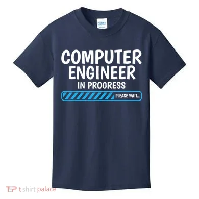 Computer Engineer In Progress Future Computer Engineer Kids T-Shirt