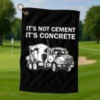 Civil Engineer Its Concrete Engineering Golf Towel thumb 1