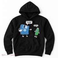 Computer Engineering I Men Father Son Floppy Disk Engineer Short Sleeve Hoodie thumb 0