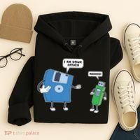 Computer Engineering I Men Father Son Floppy Disk Engineer Short Sleeve Hoodie thumb 4