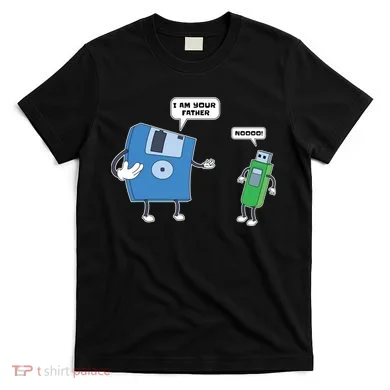 Computer Engineering I Men Father Son Floppy Disk Engineer Short Sleeve T-Shirt