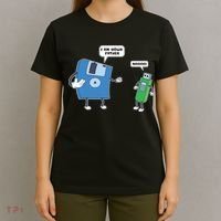 Computer Engineering I Men Father Son Floppy Disk Engineer Short Sleeve T-Shirt thumb 4