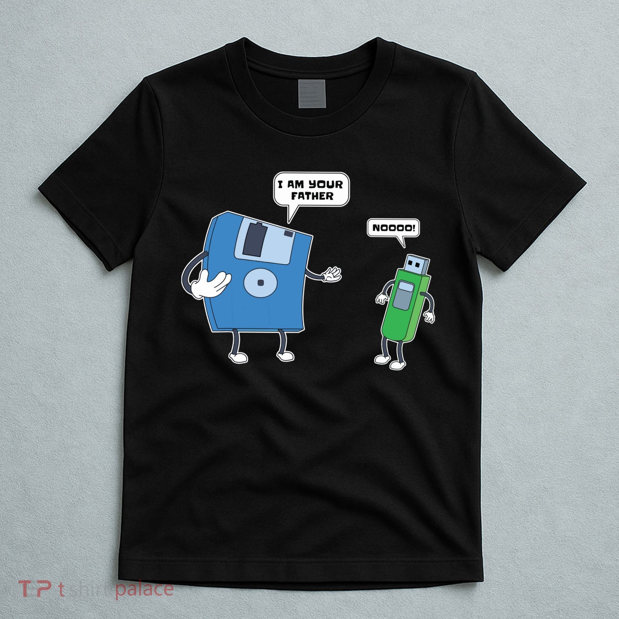 Computer Engineering I Men Father Son Floppy Disk Engineer Short Sleeve T-Shirt