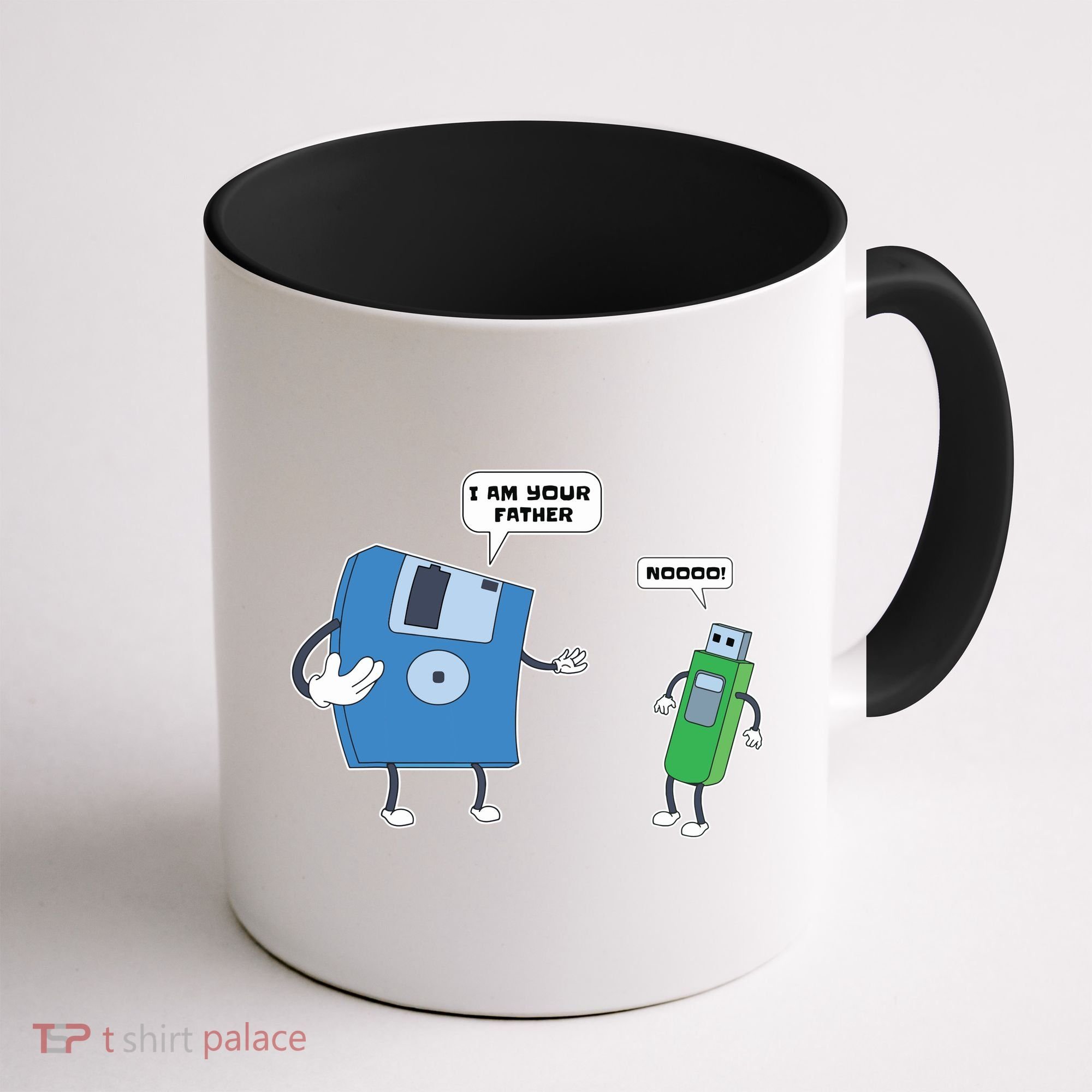 Computer Engineering I Men Father Son Floppy Disk Engineer Short Sleeve Coffee Mug