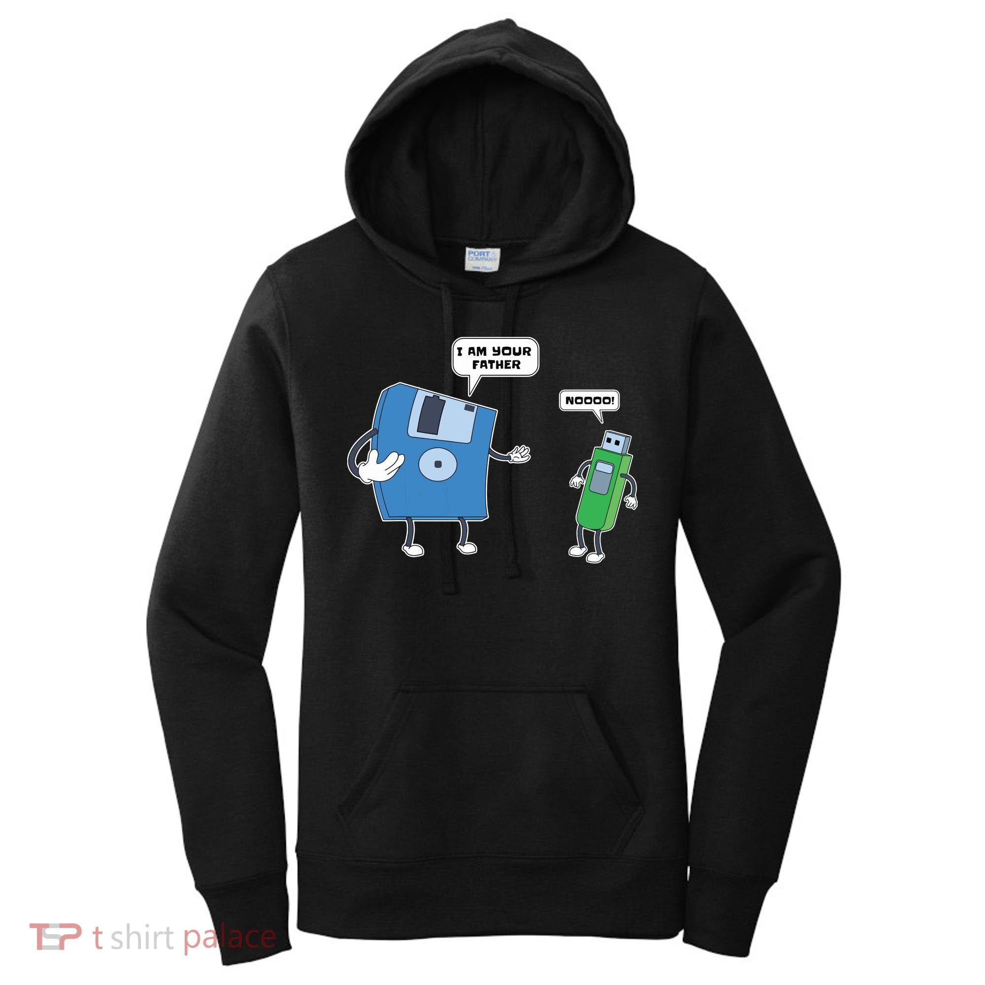 Computer Engineering I Men Father Son Floppy Disk Engineer Short Sleeve Women's Hoodie