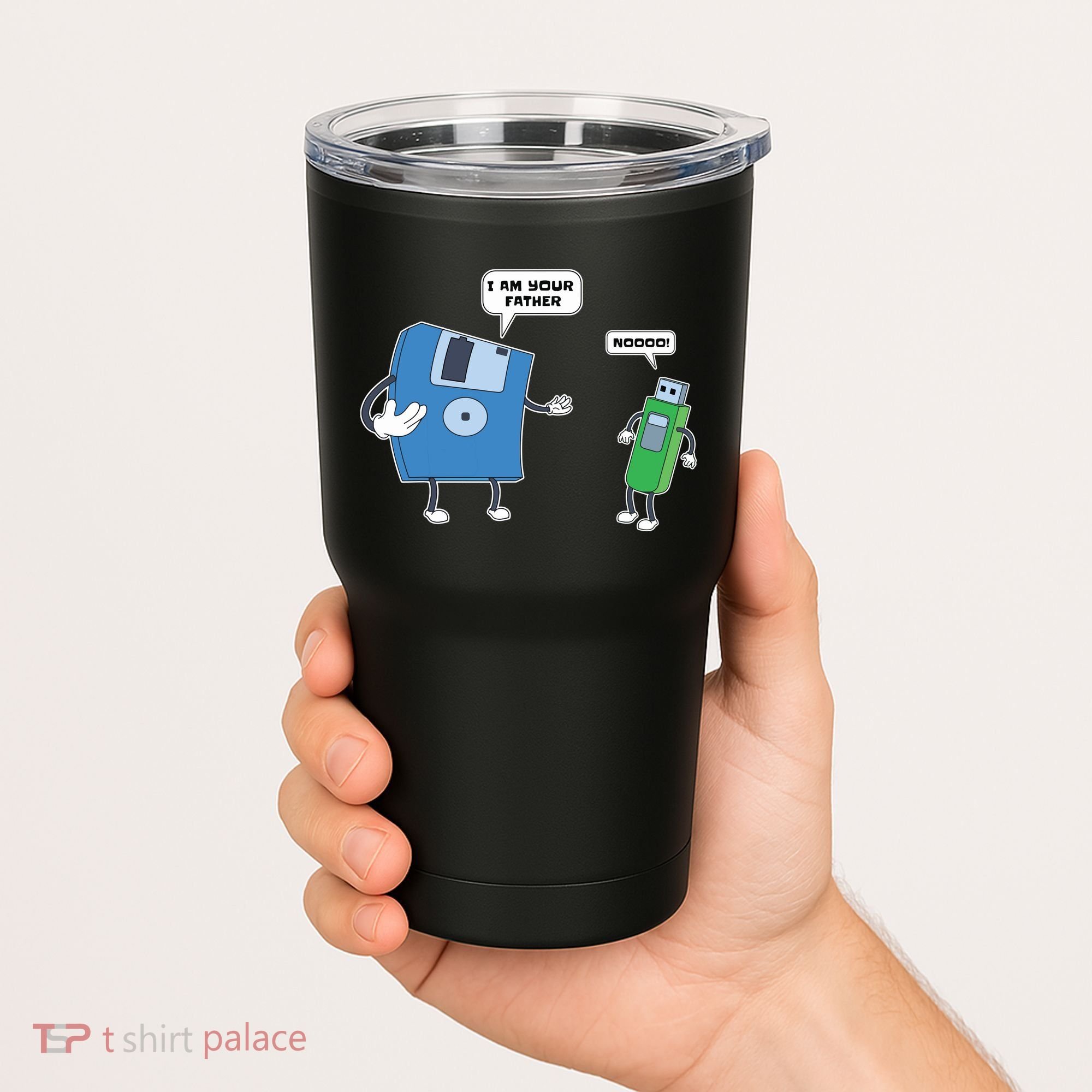 Computer Engineering I Men Father Son Floppy Disk Engineer Short Sleeve Tumbler