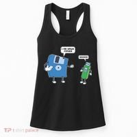 Computer Engineering I Men Father Son Floppy Disk Engineer Short Sleeve Women's Tank Top thumb 0