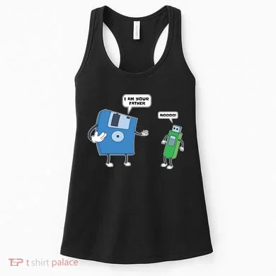 Computer Engineering I Men Father Son Floppy Disk Engineer Short Sleeve Women's Tank Top