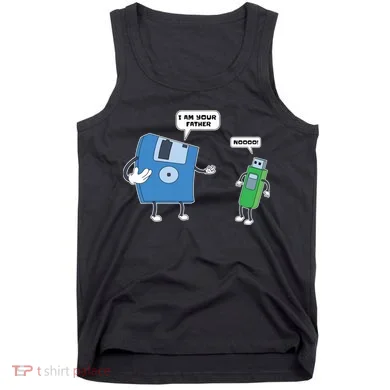 Computer Engineering I Men Father Son Floppy Disk Engineer Short Sleeve Tank Top